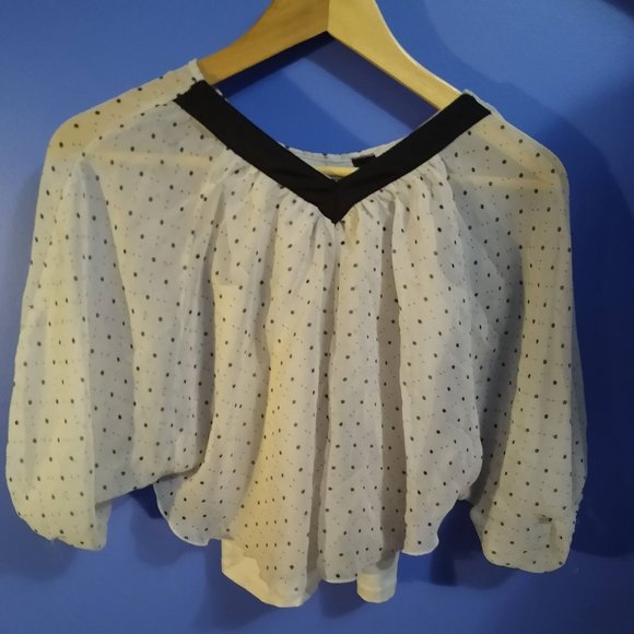 Kids polka dot blouse - Picture 1 of 2